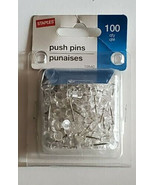 Staples Push Pins Clear 100/Pack - $186.88 MXN