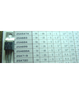 1-22 NOS Matsushita Panasonic 2SA699 PNP 10W 40V Vcbo 3A TO-202  Transistor - $10.49 CAD