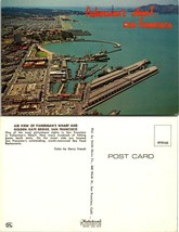 California San Francisco Fisherman&#39;s Wharf Golden Gate Bridge Vintage Postcard - £7.42 GBP