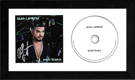 Adam Lambert signed 2023 High Drama 4.75x4.75 Art Card w/ Album Hard Cover Bookl - £117.16 GBP