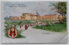 Worlds Fair St Louis 1904 Art Palace Official Souvenir Postcard B42 - £9.55 GBP
