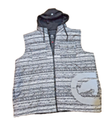 Ecko Unltd Men&#39;s Flyknit  hooded Vest  Gray 4XL - £29.56 GBP