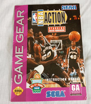 Sega Game Gear NBA Action Booklet Instruction Manual NO GAME  - £3.91 GBP