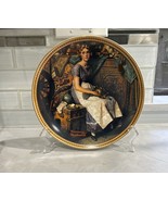 Dreaming In The Attic Norman Rockwell Limited Edition Knowles Plate - $26.94 CAD