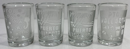 Lot of 4 Puerto Vallarta Mex Shot Glasses - £15.67 GBP
