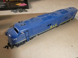 Big Custom Tyco HO Scale Powered B&amp;O 1418 Diesel Locomotive - $68.31
