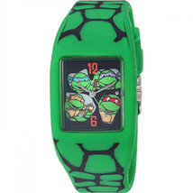 Teenage Mutant Ninja Turtles Shell Pattern Kid&#39;s Watch Green - £17.99 GBP