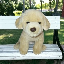 Toys R Us Plush Golden Retriever Puppy Dog Stuffed Animal Labrador Realistic 9&quot; - £13.22 GBP