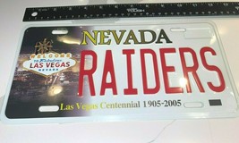 New Sealed Las Vegas Nevada Centennial License Plate Raiders Full Size - £21.35 GBP