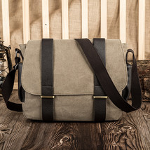 Handbag Canvas Shoulder Bag Crossbody Men&#39;s Bag Ipad Bag - £34.61 GBP