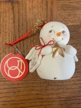 Snowman Angel Christmas Ornament-BRAND NEW-SHIPS Same Business Day - £26.82 GBP