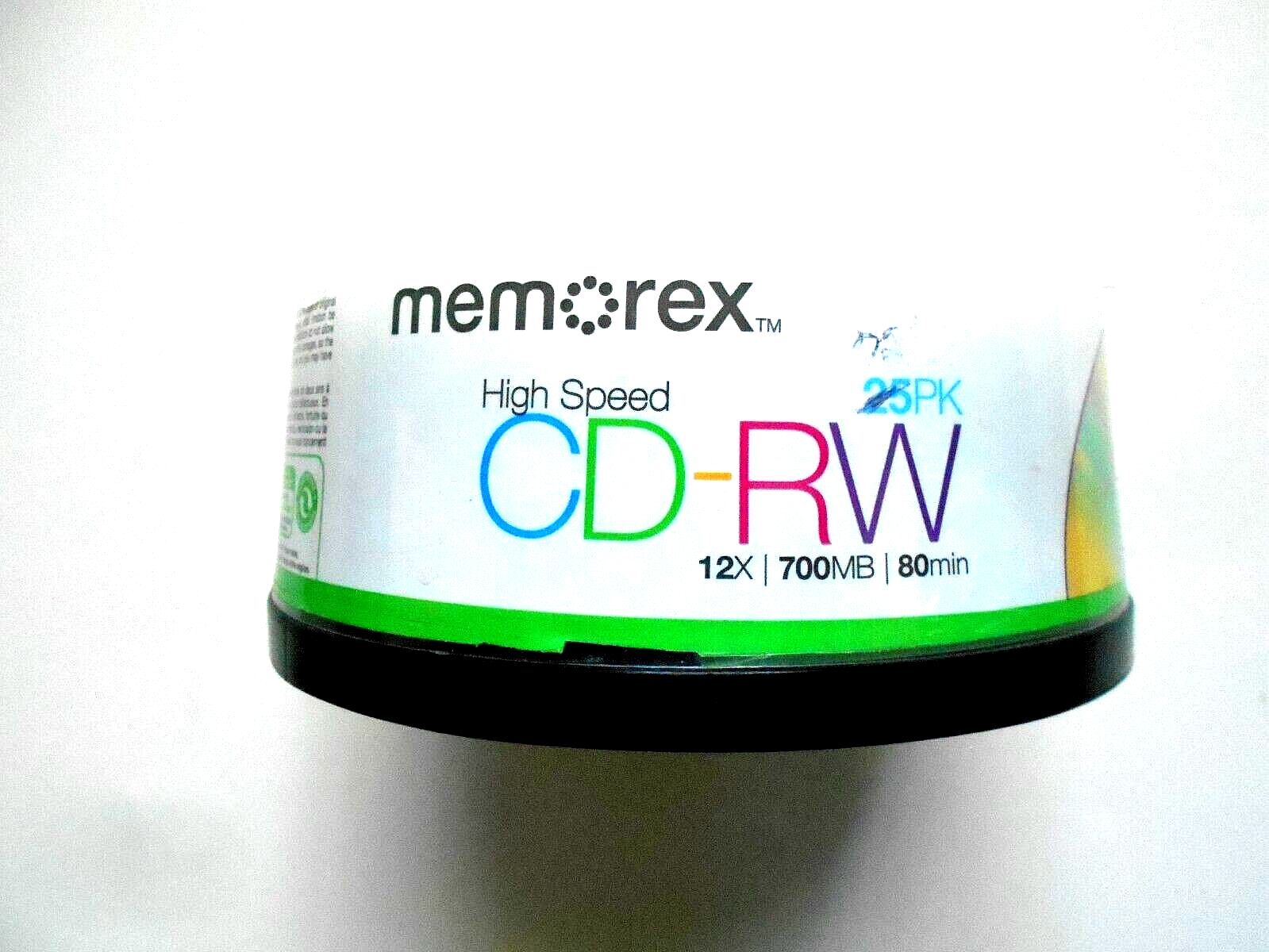 Memorex High Speed CD-RW 12X 700MB 80 min. 22 PK - $6.92