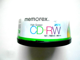 Memorex High Speed CD-RW 12X 700MB 80 min. 22 PK - £5.45 GBP