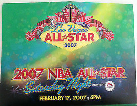 07 NBA All Star Dunk Contest Las Vegas Game Used Score Card Michael Jord... - £50.92 GBP