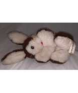 Vintage 1979 Russ Berrie Plush CRUNCHES Rabbit Brown White Bunny Nutshells - $21.99