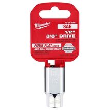 Milwaukee 3/8 in. X 1/2 in. drive SAE 6 Point Standard Socket - $9.95