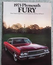 1973 Plymouth Fury Brochure - Like New - $7.00