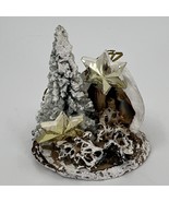 VTNG FOLK ART MINIATURE Handmade Nativity Creche Diorama in WALNUT SHELL... - $16.84 CAD