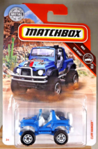 2018 Matchbox 69/100 MBX Off-Road 14/20 CLIFF HANGER Blue w/White Ring Flower Sp - £6.98 GBP