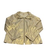 Northern Reflections Gold Colored Jacket Zip Up Women’s Size 14 - £33.52 GBP