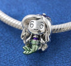 2021 Autumn Release Sterling Silver Disney The Little Mermaid Ariel Charm  - £13.70 GBP