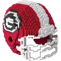 FOCO BRXLZ NCAA Georgia Bulldogs Football Helmet 3-D Construction Toy - £55.07 GBP