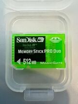 Sony 512MB Memory Stick PRO Duo Card - MSX-M512 - $9.85