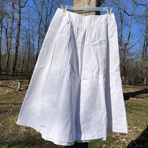 Vintage JCPenney Fashions White Maci Cottage Skirt - £55.75 GBP