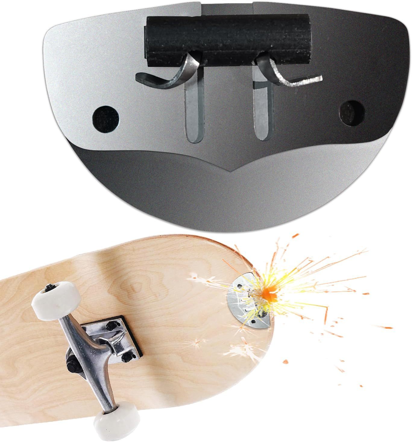 Sparking Flames Tail Plate Attachment Add Sparking Flames Tail, Skateboa... - $26.99