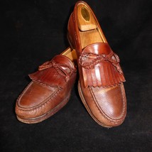 Allen Edmonds Nottingham Slip - On Loafers Shoes Men&#39;s Sz 8.5 B  MADE in... - £39.41 GBP