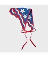 Americana Knitted Headscarf Red White Blue Polyester - $280.60 MXN