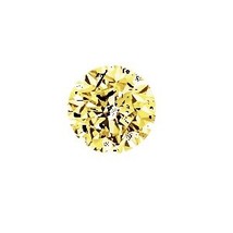 Natural Diamond 2mm Round Pastel Yellow Color Brilliant Cut I Clarity Fancy Loos - £13.41 GBP