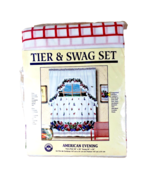 American Evening Tier &amp; Swag Set Fruit and Flowers NWT - £7.86 GBP