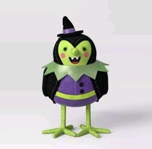 Featherly Friend Spellma Felt Witch Bird Halloween Figurine Hyde &amp; EEK!  - $18.95