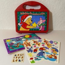 Vintage Sandylion Disney Winnie The Pooh Treasure Kit Case Book &amp; Stickers Set - £22.41 GBP