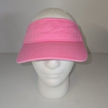 Pink Women&#39;s Visor Hat Cap Summer Richardson R45 Model 100% Cotton - $10.13