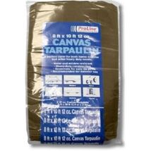 INTEX SUPPLY CO 12 OZ K-CT0810B 8x10 12OZ Brown Canvas Tarp, 8&quot; x 10&quot; - $92.27 CAD