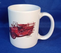 VTG American Memory Prints &quot;Thank You, Lord, For Our Brave Firemen&quot; Coffee Mug - £14.70 GBP