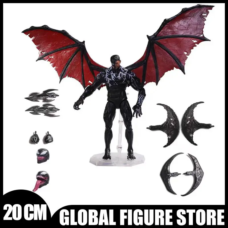 20cm Marvel Legends Venom Carnage Figures Mafex 088 Venom Cletus Kasady with - £26.12 GBP+