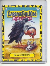 (B-1) 2011 Garbage Pail Kids - Flashback #18a: Beaky Becky- Yellow - $2.00