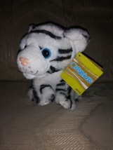 Offsprings By Adventure Planet White Tiger Plush 7&quot; NWT Rinco Ages 5+ Non Toxic - £12.65 GBP