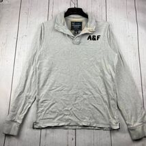 Abercrombie &amp; Fitch A&amp;F Logo XL Gray Long Sleeve Pullover Sweatshirt Men - $365.38 MXN