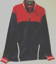 NIKE Vintage 90s RN56323 Men&#39;s Athletic Red Navy Blue Full Zip Track Jacket XL - £12.99 GBP