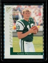 2000 Topps Gallery Apprentice Rookie Football Card #154 Chad Pennington Jets - £7.67 GBP