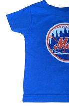 NY Mets Baby T Shirt 12 Months Blue MLB Baseball Short Sleeve Infant image 2