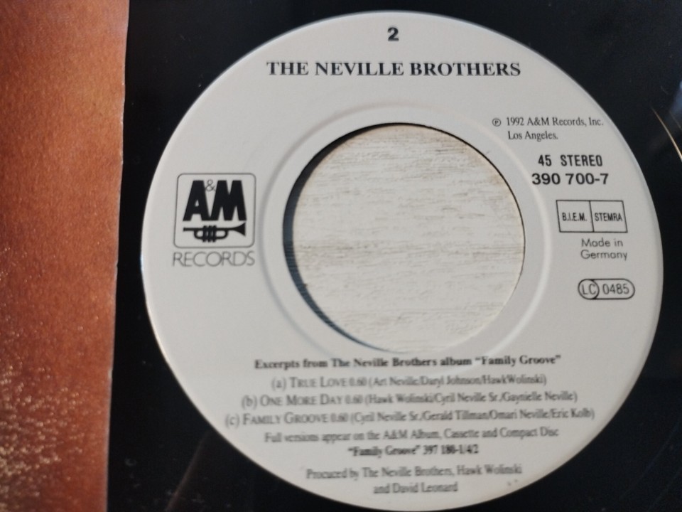 The Neville Brothers Fly Like An Eagle 1992 - Single LP Vinyl 7" VG/VG Am-
sh... Item image 2