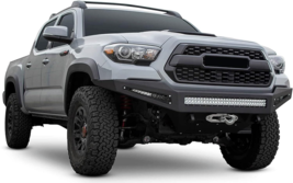 Front Bumper Grille Upper Mesh For 2016-2022 Toyota Tacoma -Black - £70.08 GBP