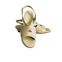 SAS Tripad Comfort Caress Sandals Womens Size 8.5N Bone Leather Slingback - £19.67 GBP