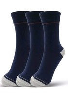 Fabriza Mens Socks Combed Cotton Blue Socks, Soft &amp; Comfortable - Work, Formal - £7.16 GBP