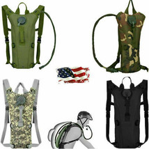 3L Water Bladder Bag Tactical Military Hiking Camping Hydration Backpack - £13.79 GBP